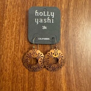 Holly Yashi Bronze Filigree Style Drop Earrings